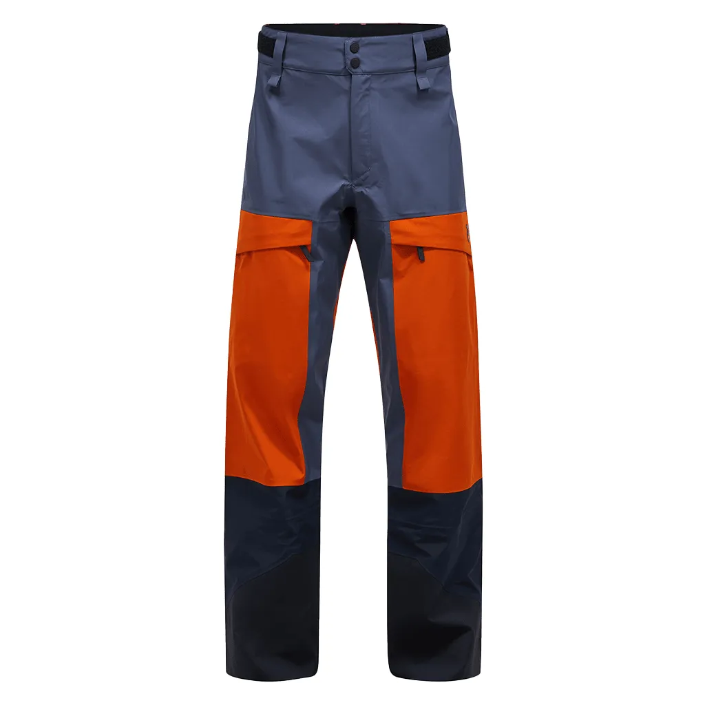 Gravity Gore-Tex® 3L pants - Ombre blue / Gold flame / Salute blue