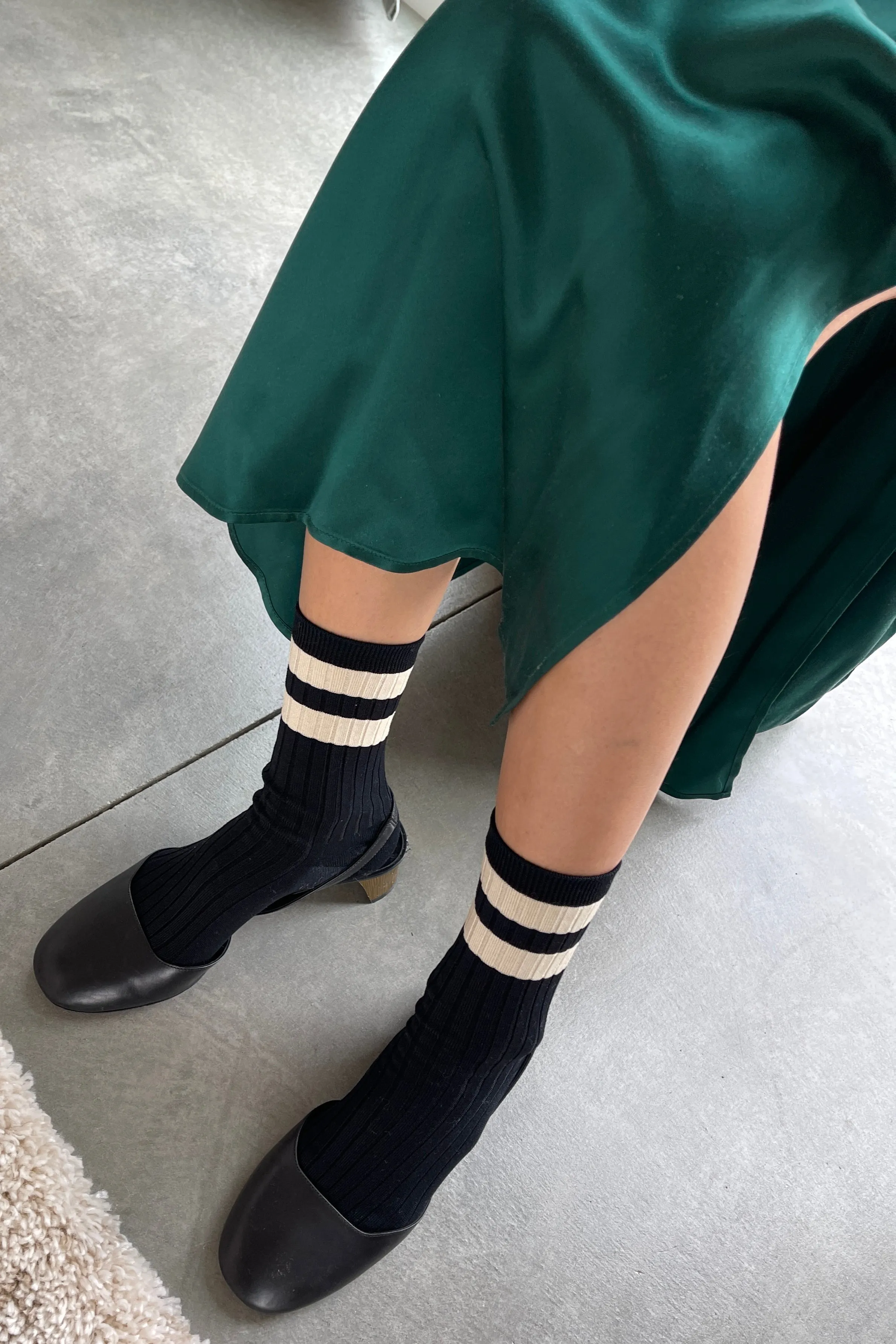 HER VARSITY SOCKS
