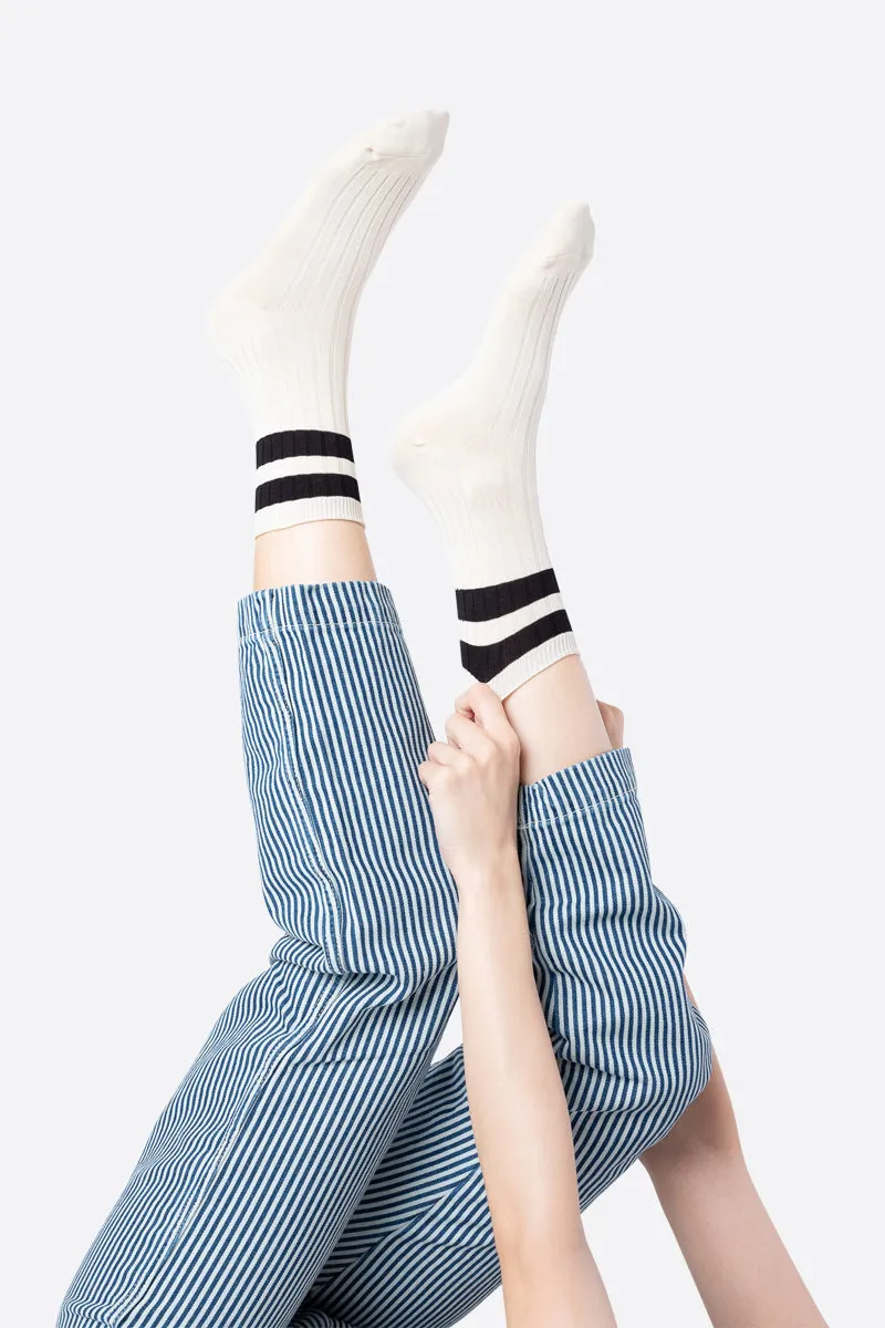 HER VARSITY SOCKS