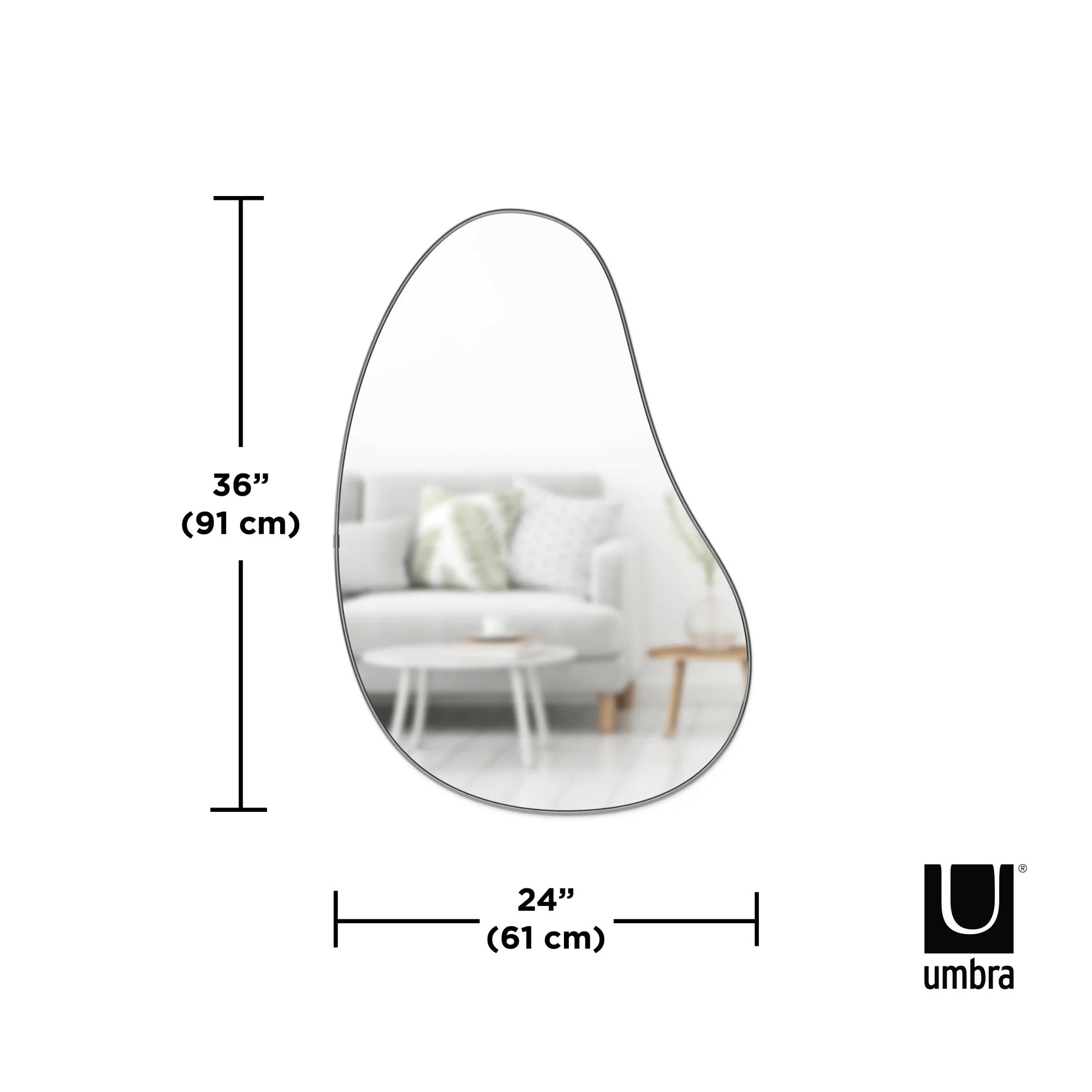 Hubba Pebble Wall Mirror
