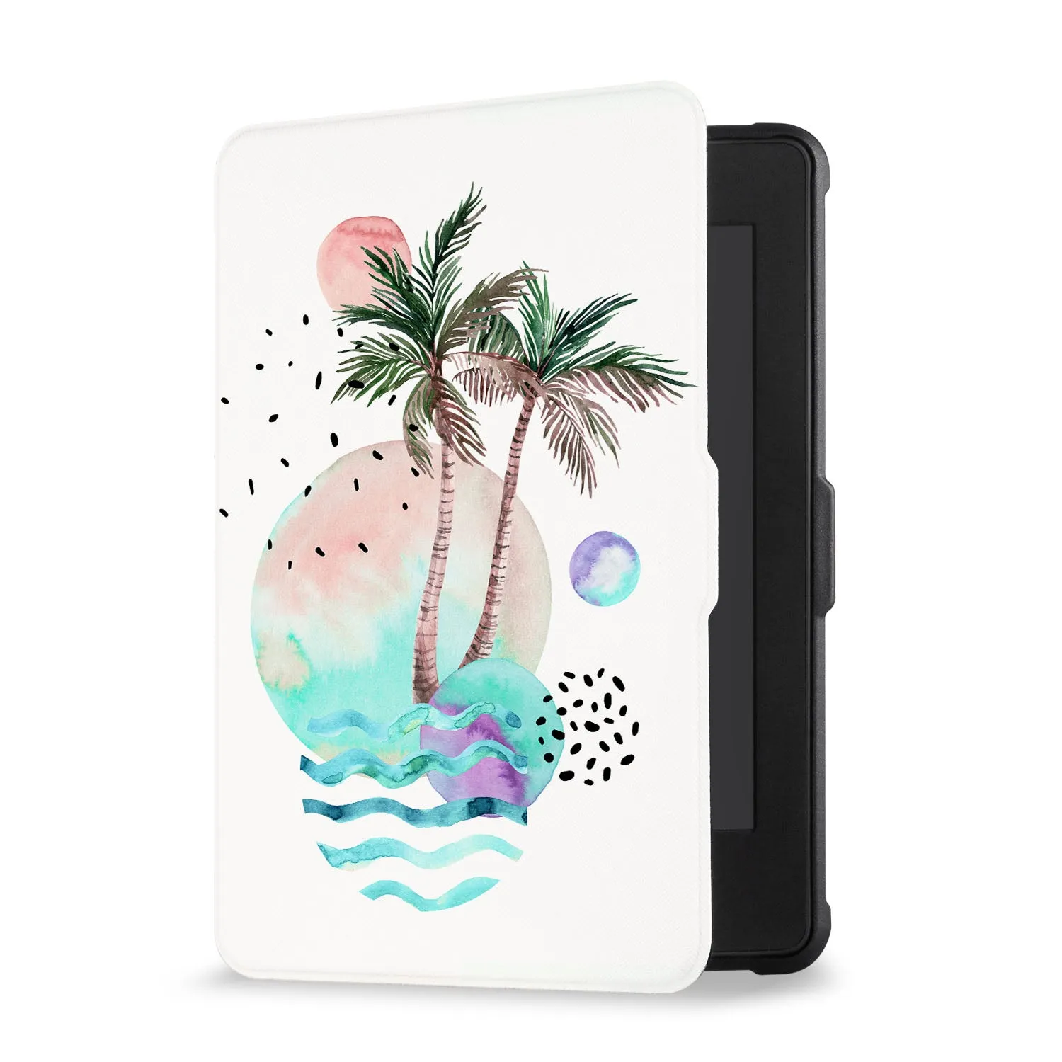 Kindle Case - Marble Flower