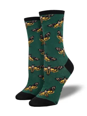 Ladies Moths To A Flame Socks