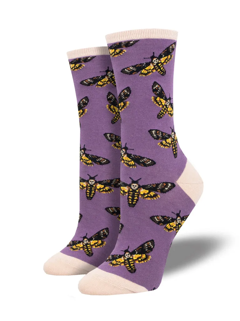 Ladies Moths To A Flame Socks