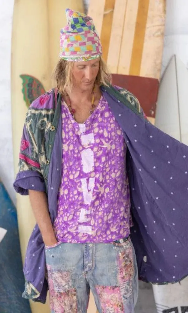 Magnolia Pearl - Jacket 587 - Applique Hippie Coat - Bazaar