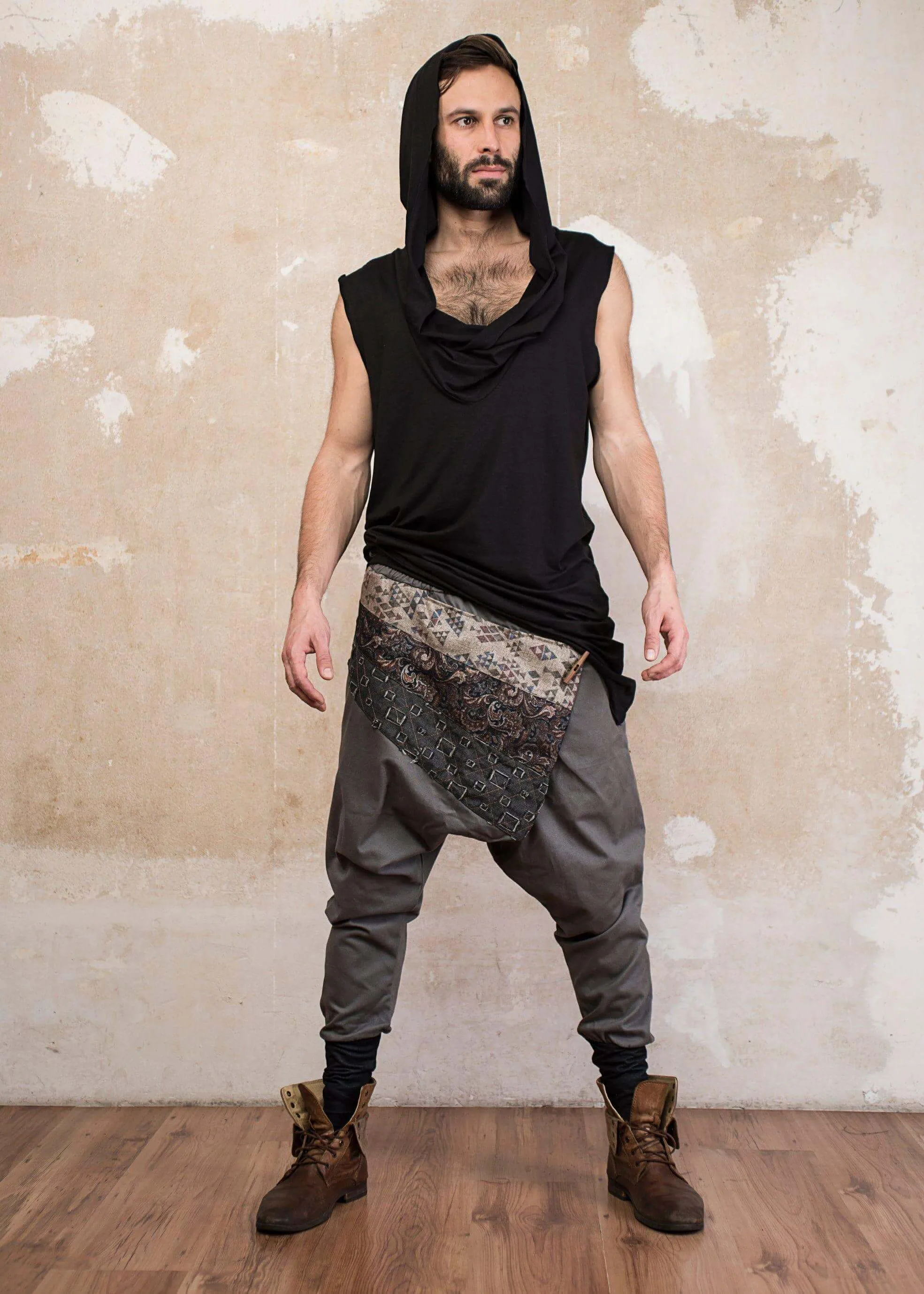 NOMAD Organic Cotton - Boho Ninja Assassin Summer Sleeveless T-shirt