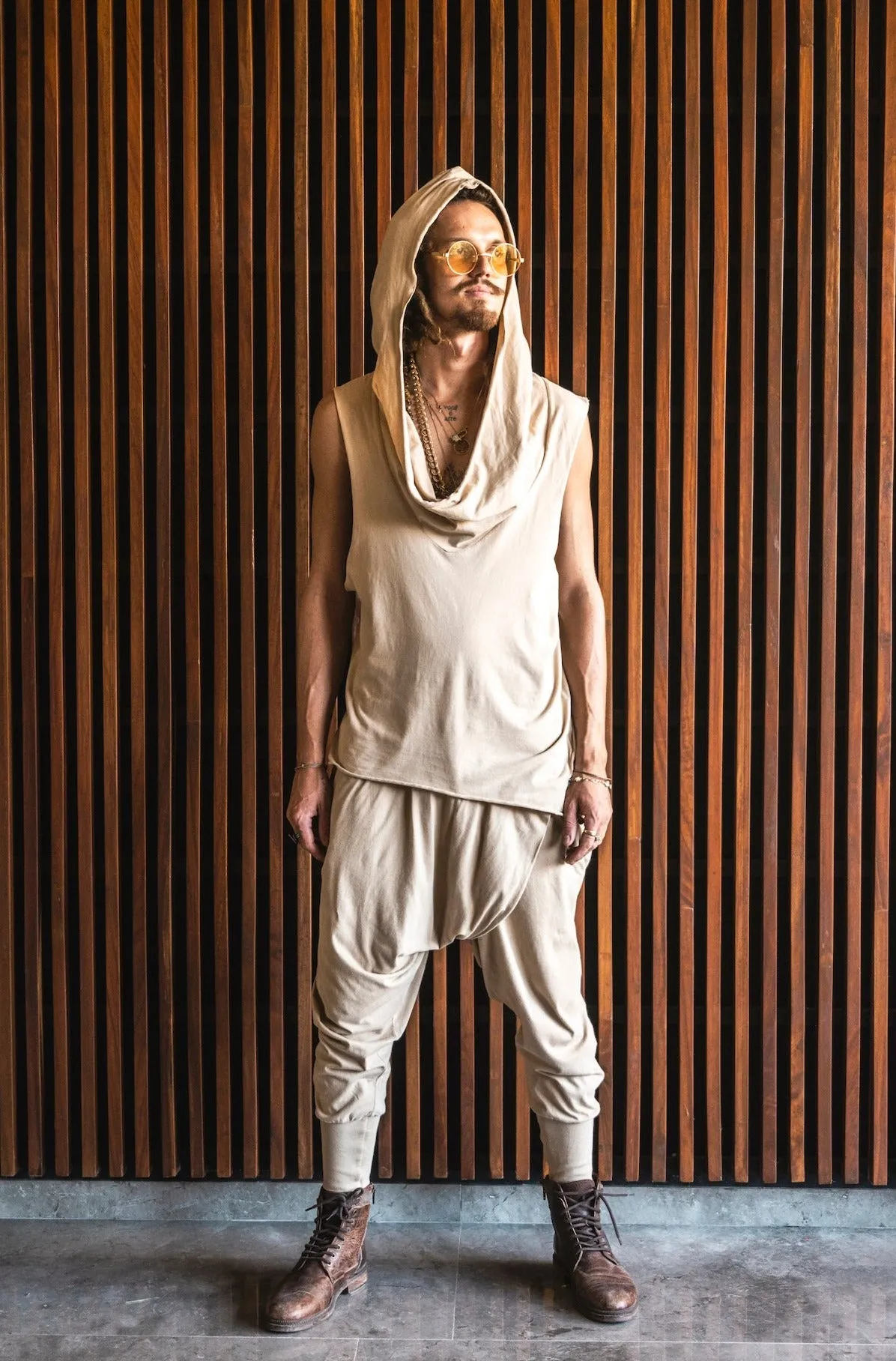 NOMAD Organic Cotton - Boho Ninja Assassin Summer Sleeveless T-shirt