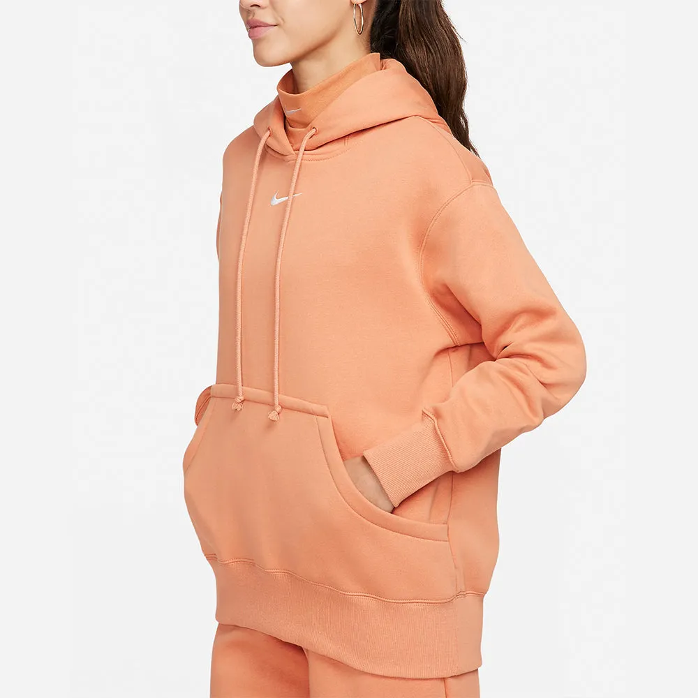 Áo Hoodie Nữ Nike Sportswear Phoenix Fleece - Cam