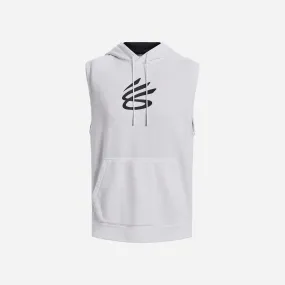 Áo Hoodie Nam Under Armour Curry Fleece Sleeveless - Trắng