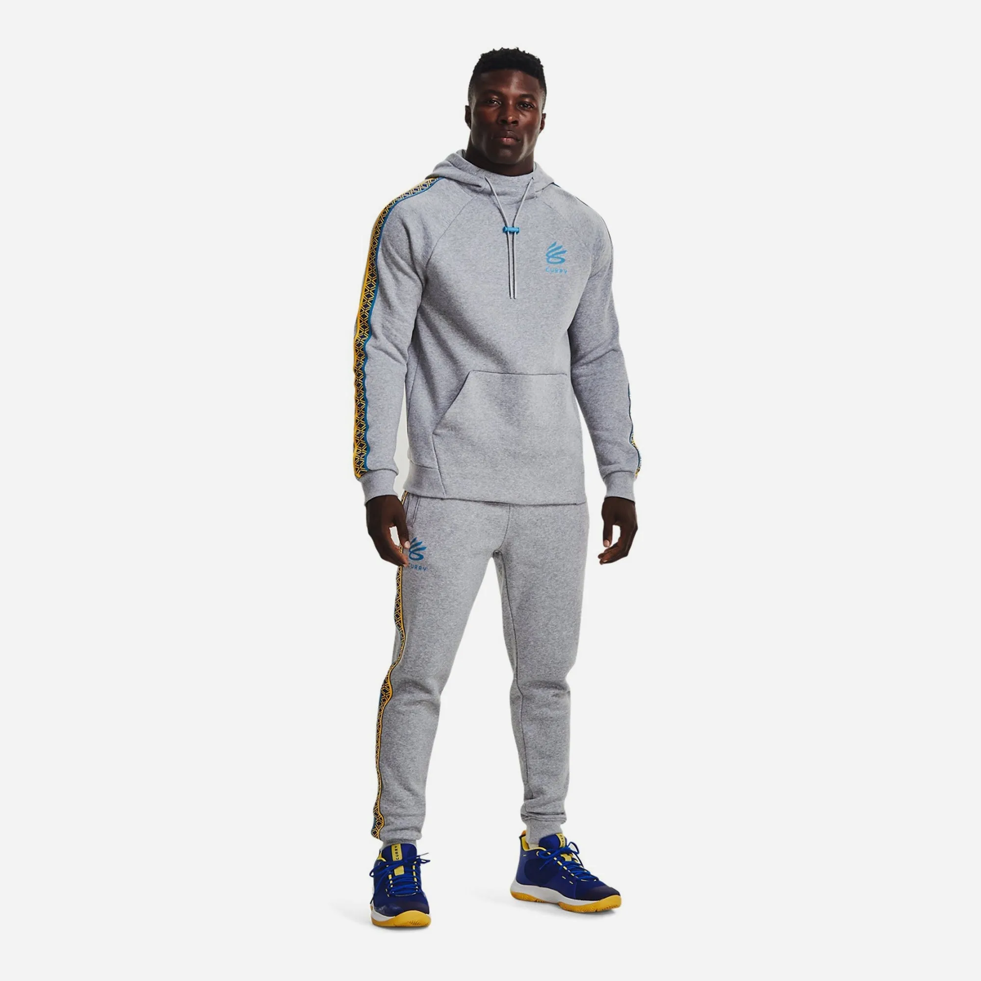 Áo Hoodie Nam Under Armour Curry Fleece - Xám