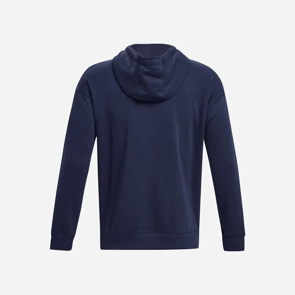 Áo Hoodie Under Armour Project Rock Rival Fleece - Xanh Navy