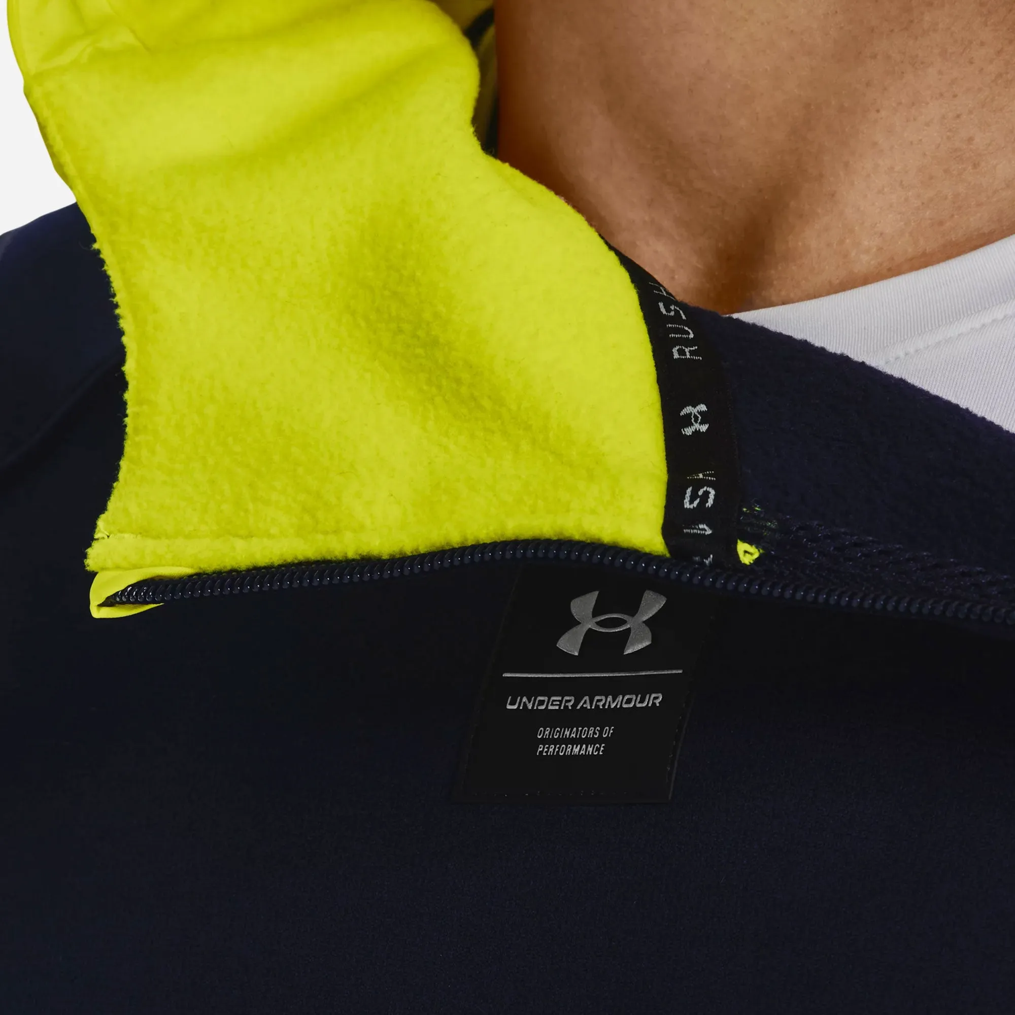 Áo Hoodie Under Armour Rush Fleece - Xanh Navy