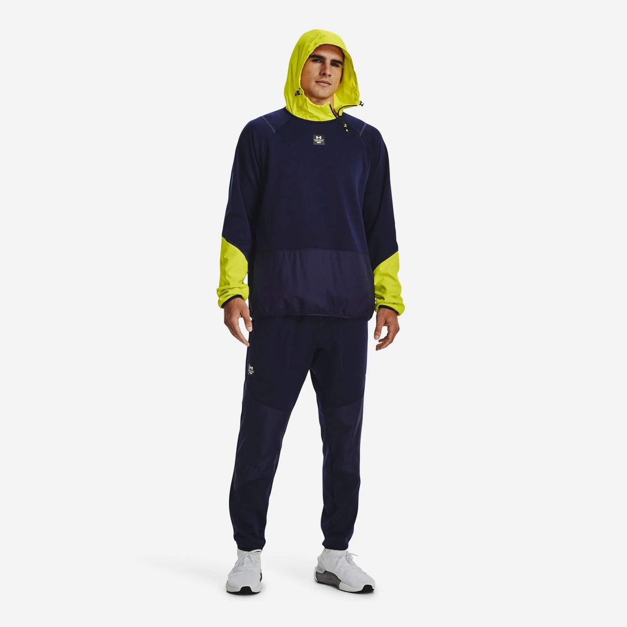 Áo Hoodie Under Armour Rush Fleece - Xanh Navy