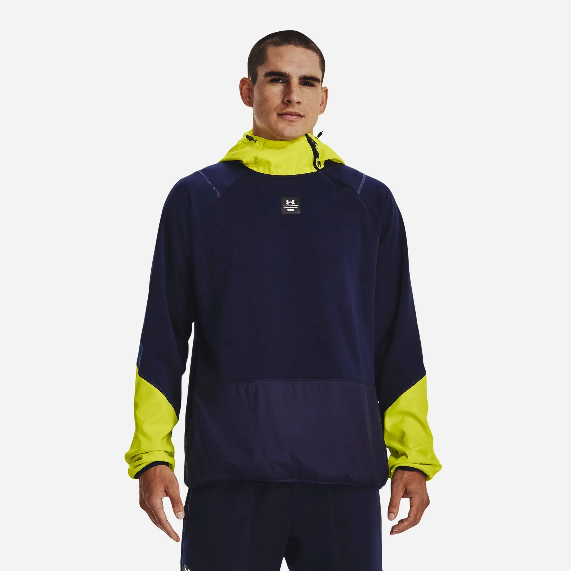 Áo Hoodie Under Armour Rush Fleece - Xanh Navy