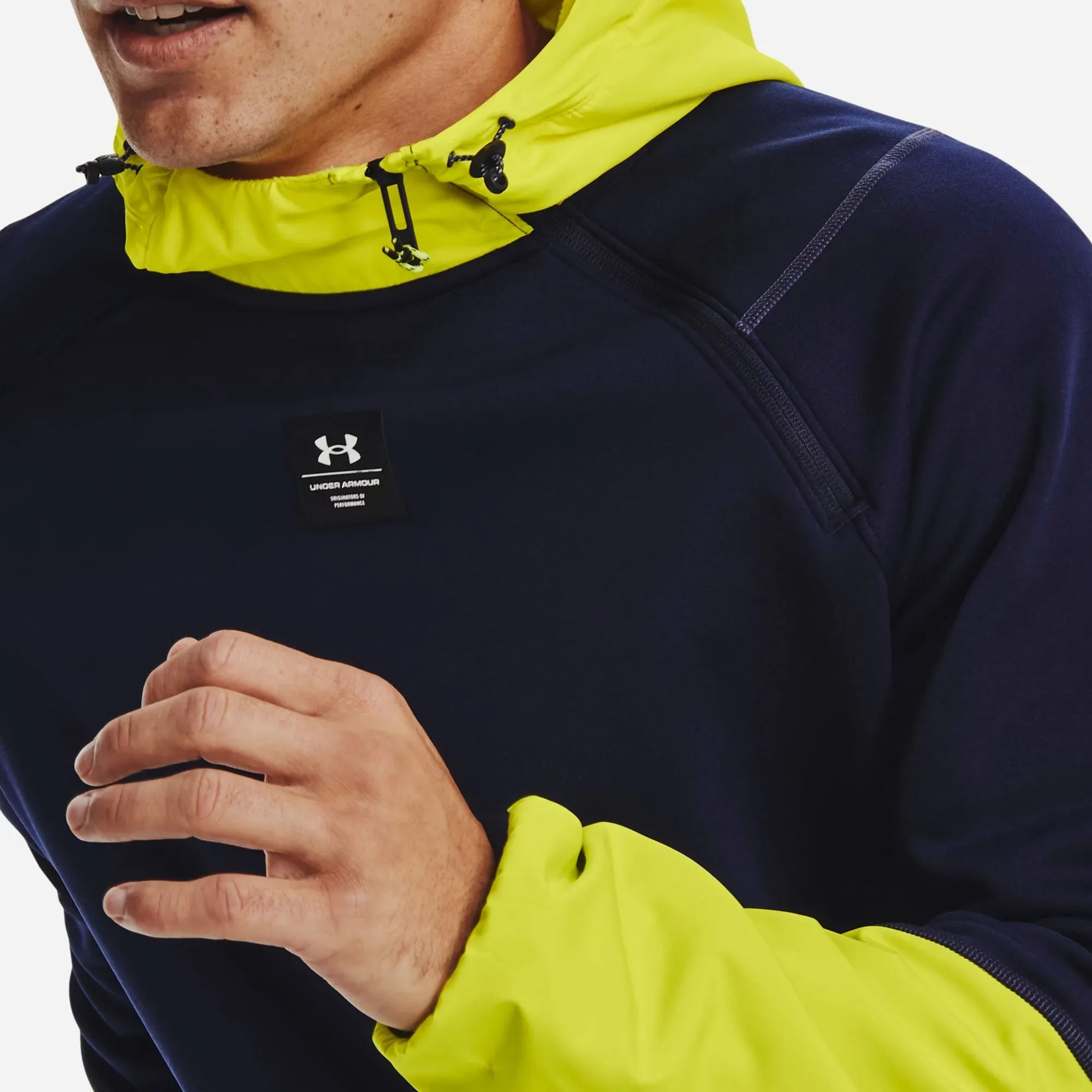 Áo Hoodie Under Armour Rush Fleece - Xanh Navy