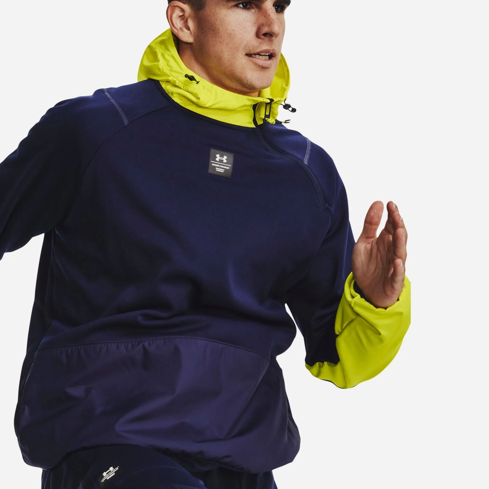 Áo Hoodie Under Armour Rush Fleece - Xanh Navy