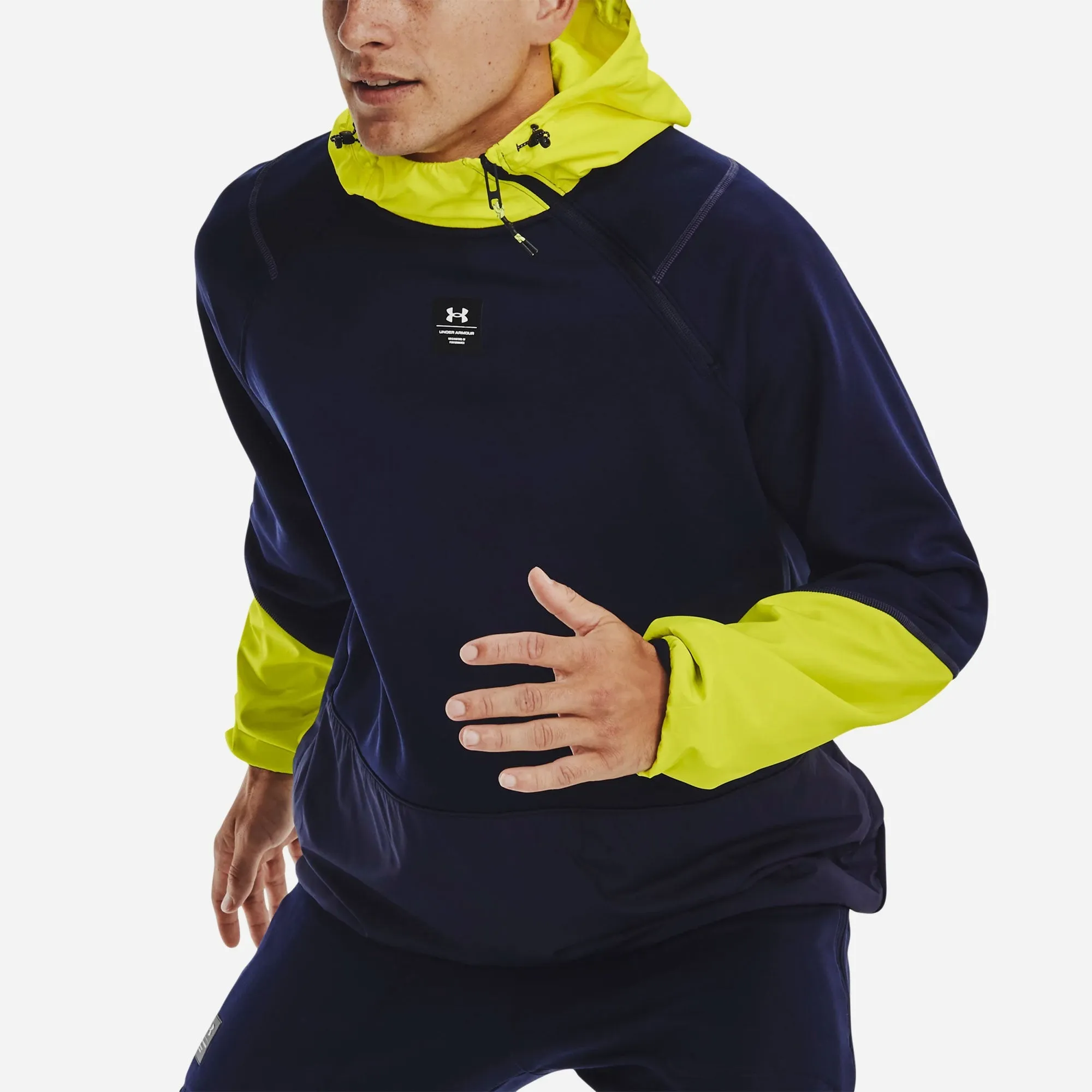 Áo Hoodie Under Armour Rush Fleece - Xanh Navy