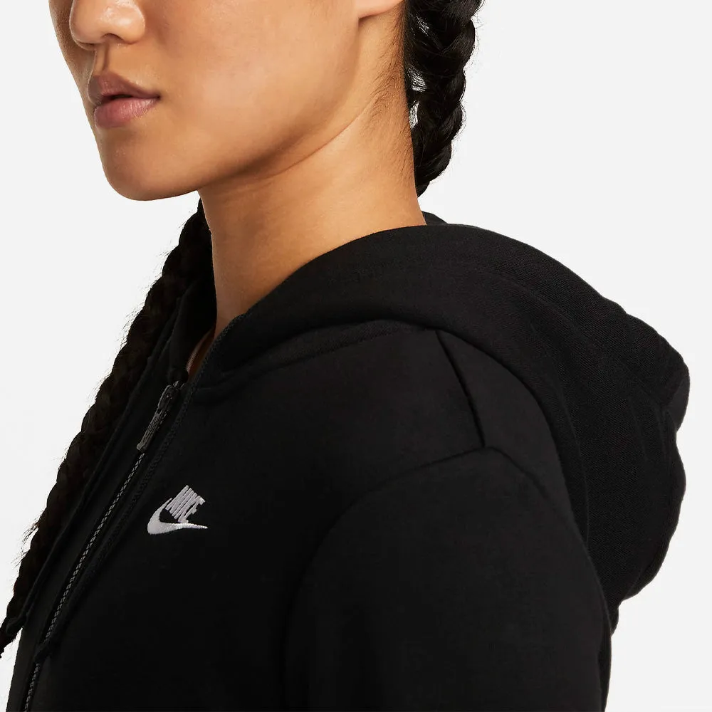 Áo Khoác Nữ Nike Sportswear Club Fleece Full-Zip - Đen