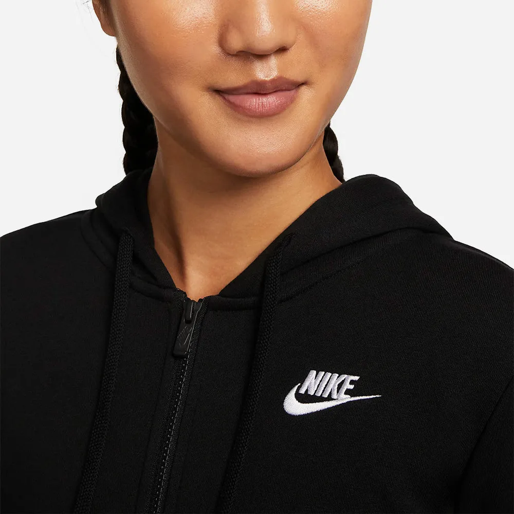 Áo Khoác Nữ Nike Sportswear Club Fleece Full-Zip - Đen
