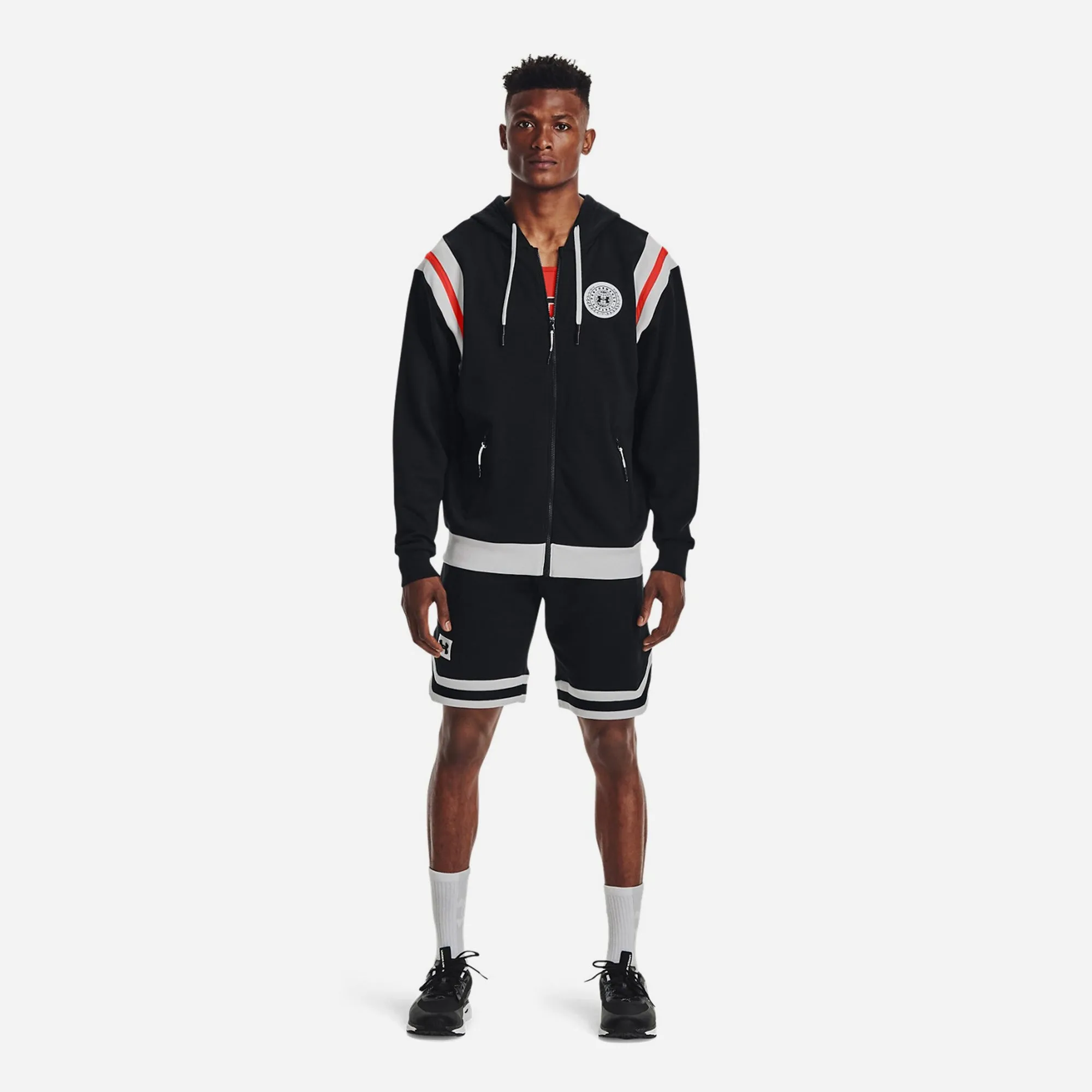 Áo Khoác Nam Under Armour Rival Fleece Alma Mater Full-Zip - Đen