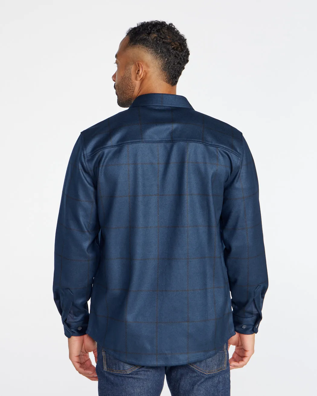 Plaid Coastal Overshirt <!-- Size L -->