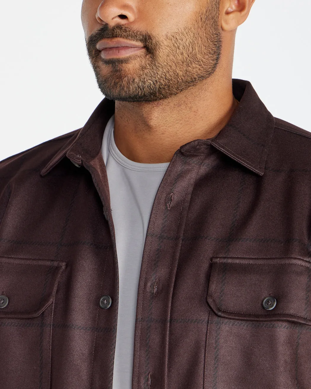 Plaid Coastal Overshirt <!-- Size XL -->