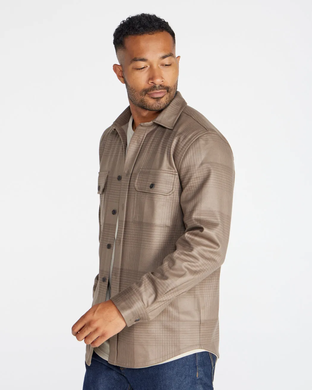 Plaid Coastal Overshirt <!-- Size XL -->