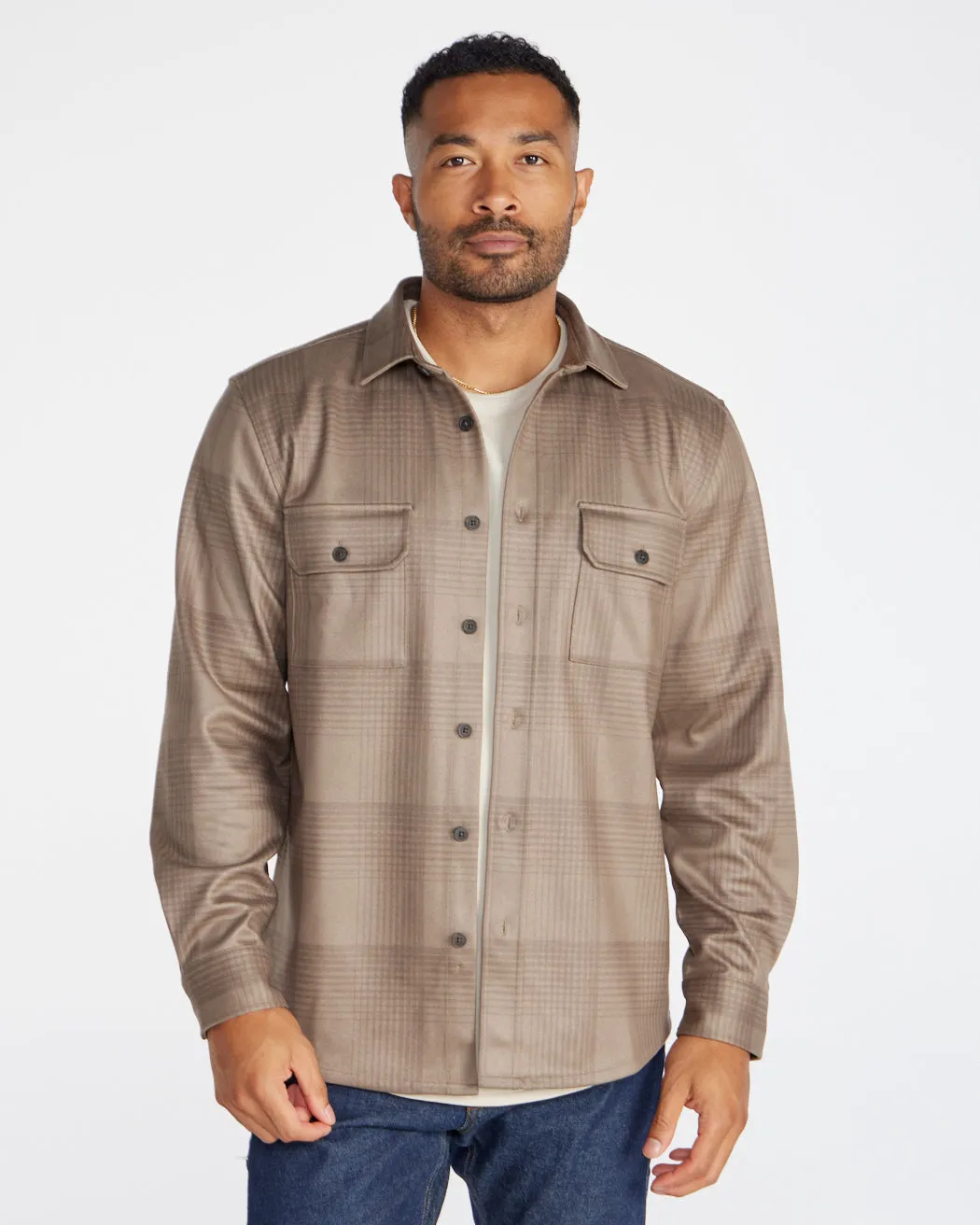 Plaid Coastal Overshirt <!-- Size XL -->