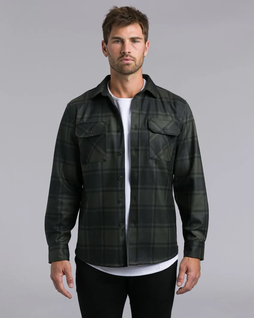 Plaid Coastal Overshirt <!-- Size XL -->