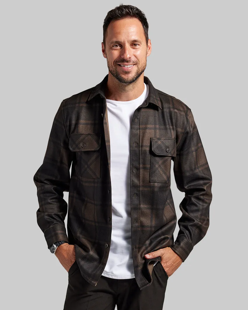 Plaid Coastal Overshirt <!-- Size XL -->