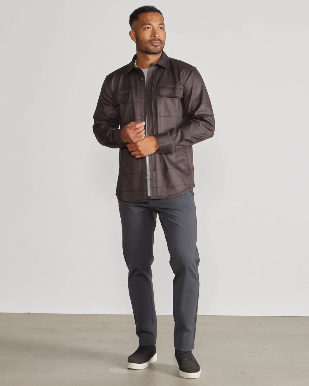 Plaid Coastal Overshirt <!-- Size XL -->