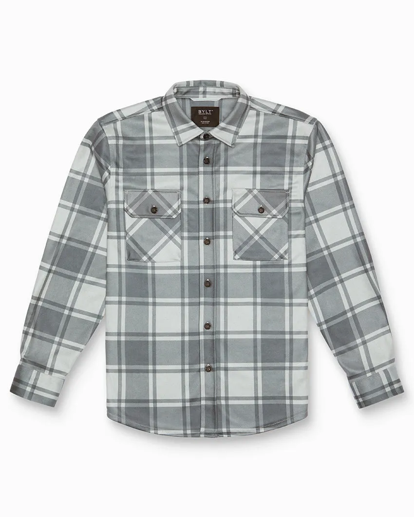 Plaid Coastal Overshirt <!-- Size XL -->