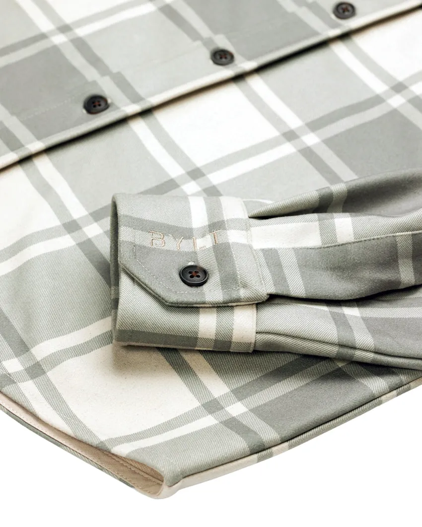Plaid Coastal Overshirt <!-- Size XL -->