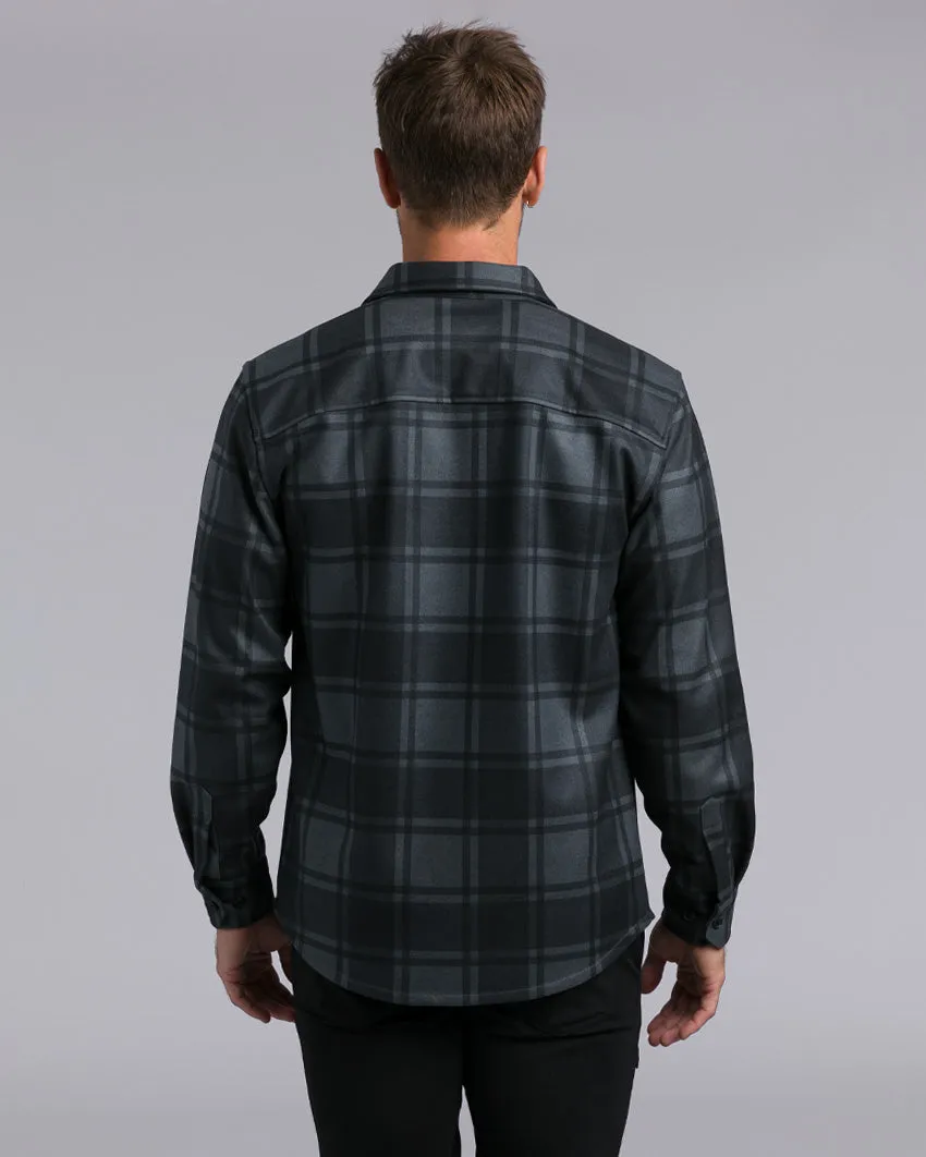 Plaid Coastal Overshirt <!-- Size XL -->