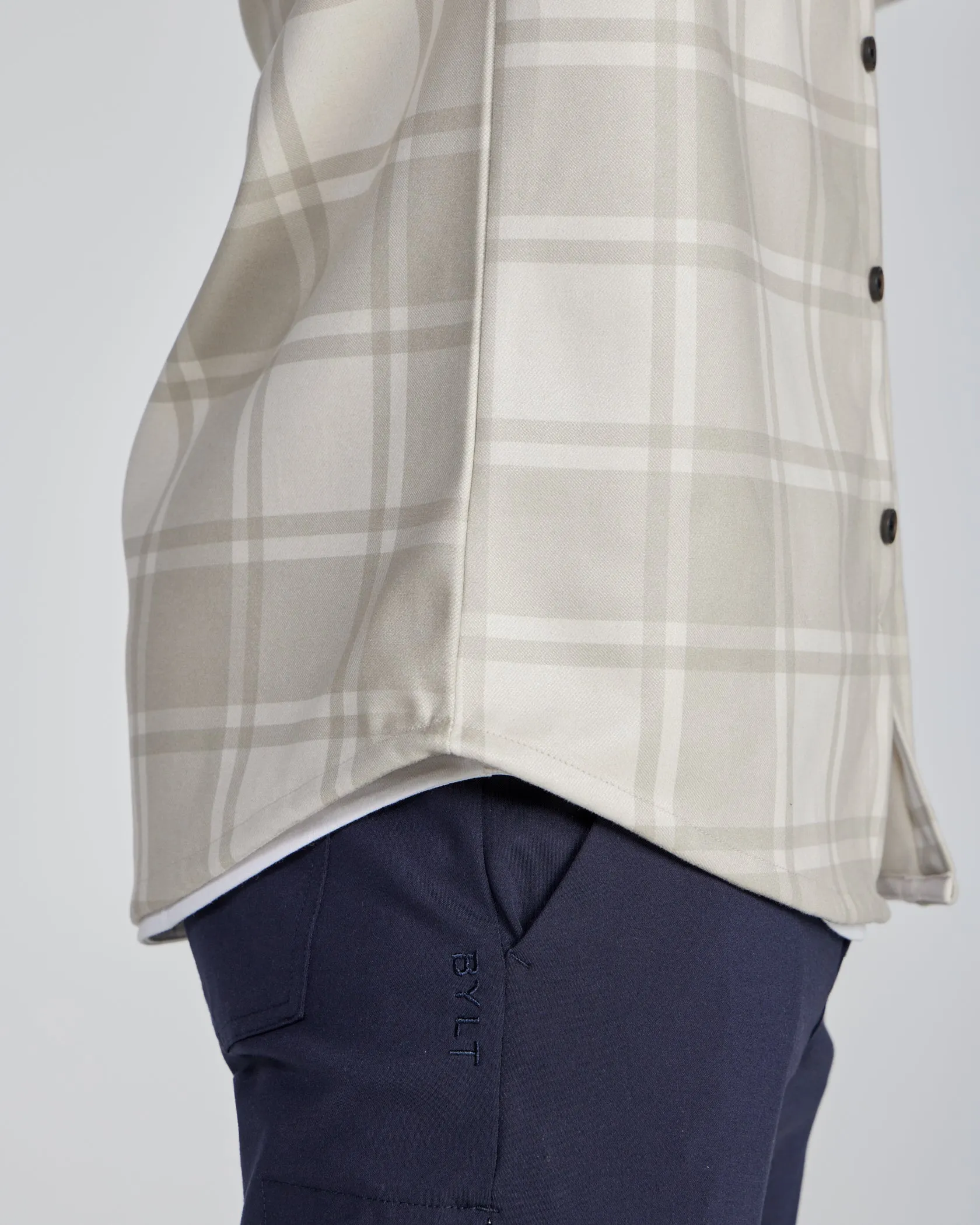 Plaid Coastal Overshirt <!-- Size XL -->