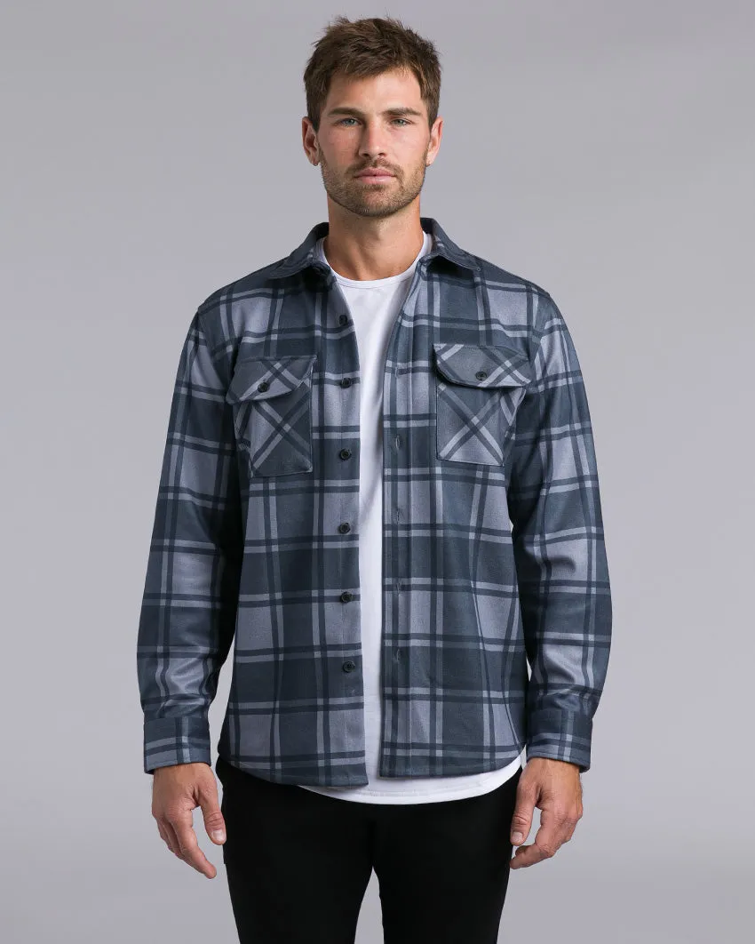 Plaid Coastal Overshirt <!-- Size XL -->