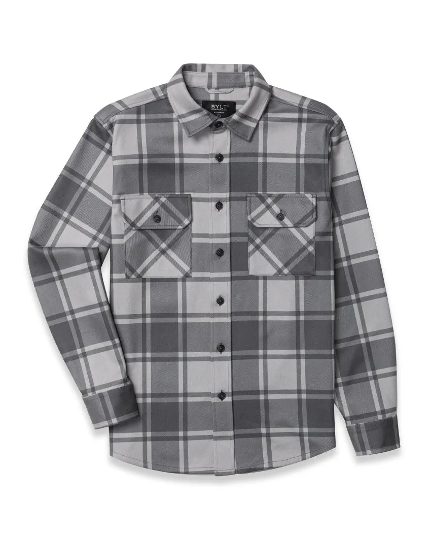Plaid Coastal Overshirt <!-- Size XL -->