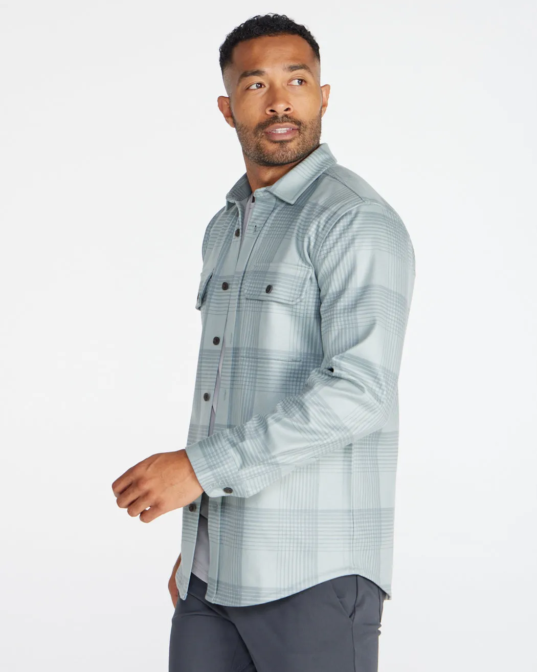 Plaid Coastal Overshirt <!-- Size XL -->