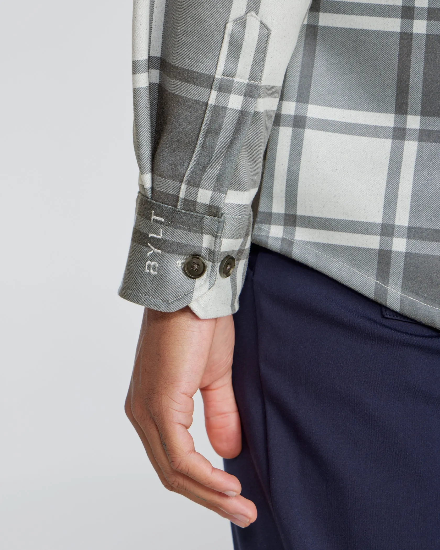 Plaid Coastal Overshirt <!-- Size XL -->
