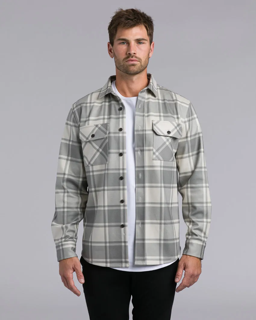 Plaid Coastal Overshirt <!-- Size XL -->