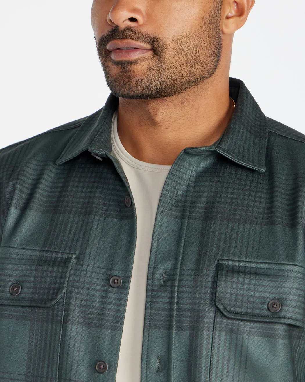 Plaid Coastal Overshirt <!-- Size XL -->