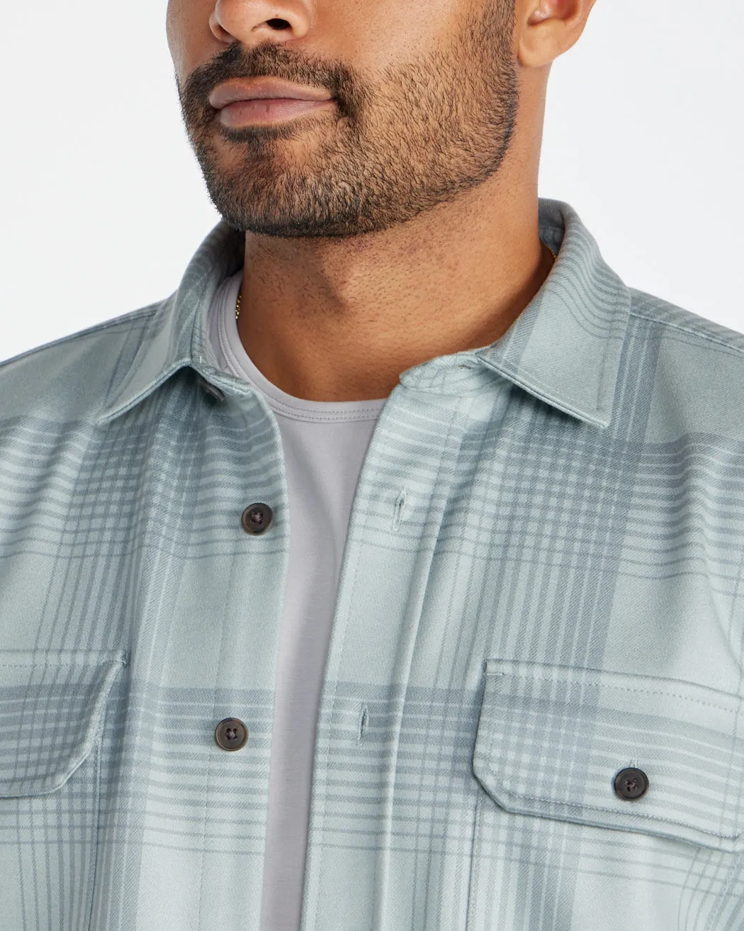 Plaid Coastal Overshirt <!-- Size XL -->