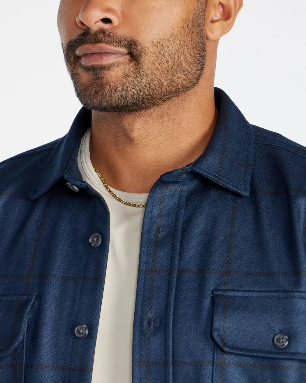 Plaid Coastal Overshirt <!-- Size XXXL -->