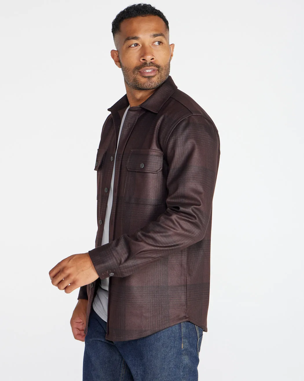 Plaid Coastal Overshirt <!-- Size XXXL -->