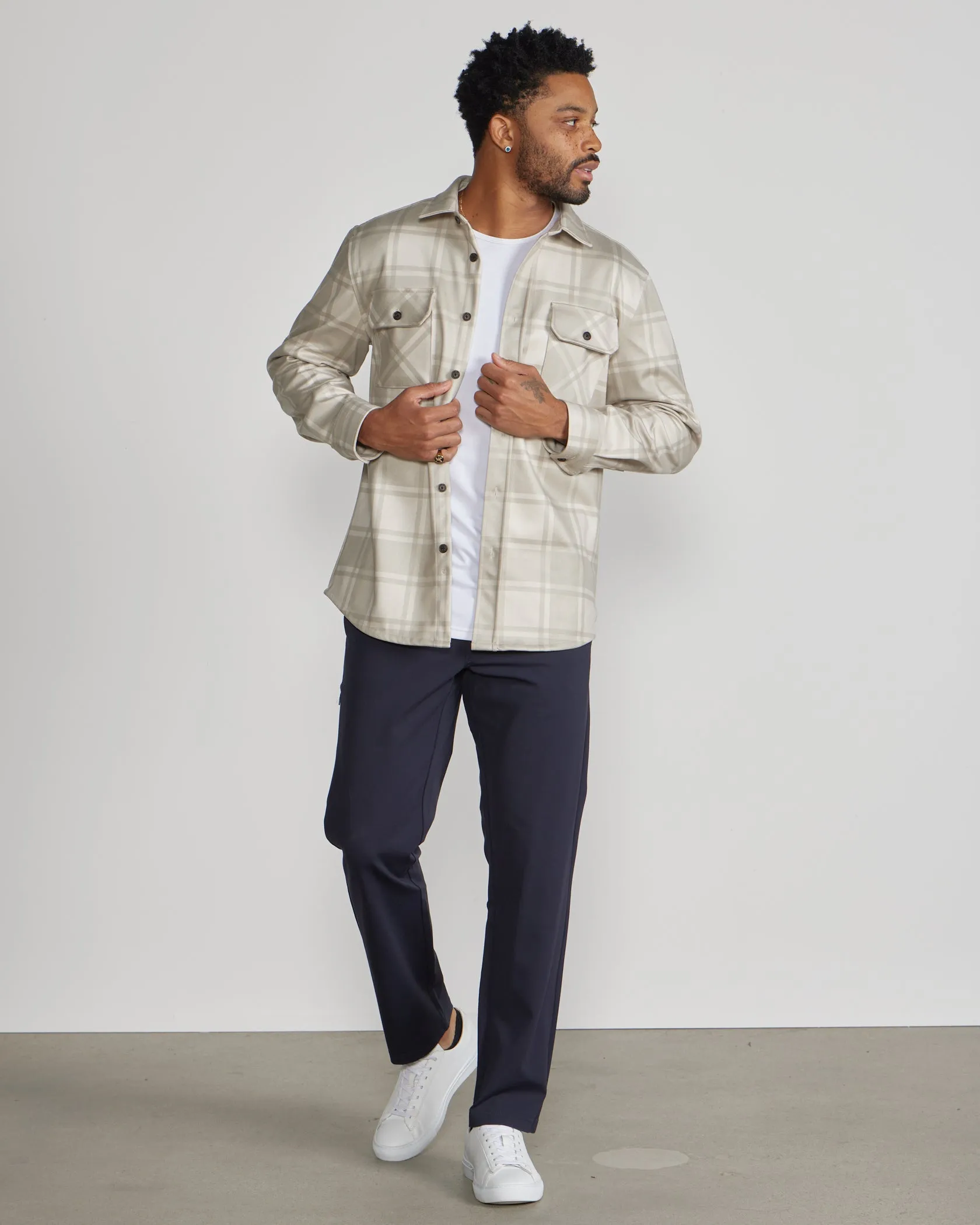 Plaid Coastal Overshirt <!-- Size XXXL -->