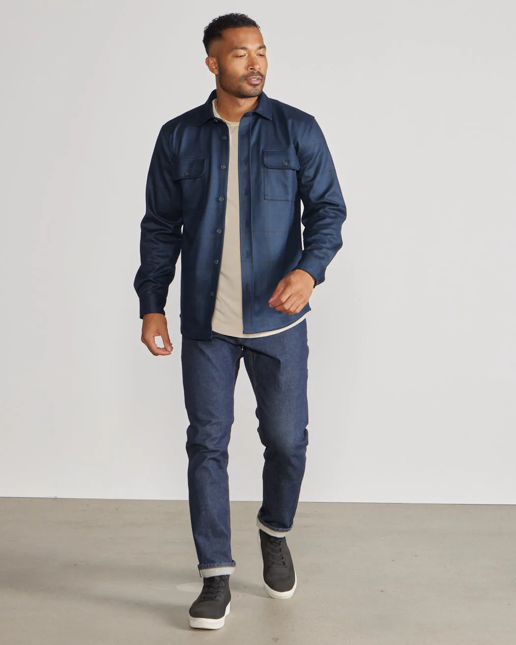 Plaid Coastal Overshirt <!-- Size XXXL -->