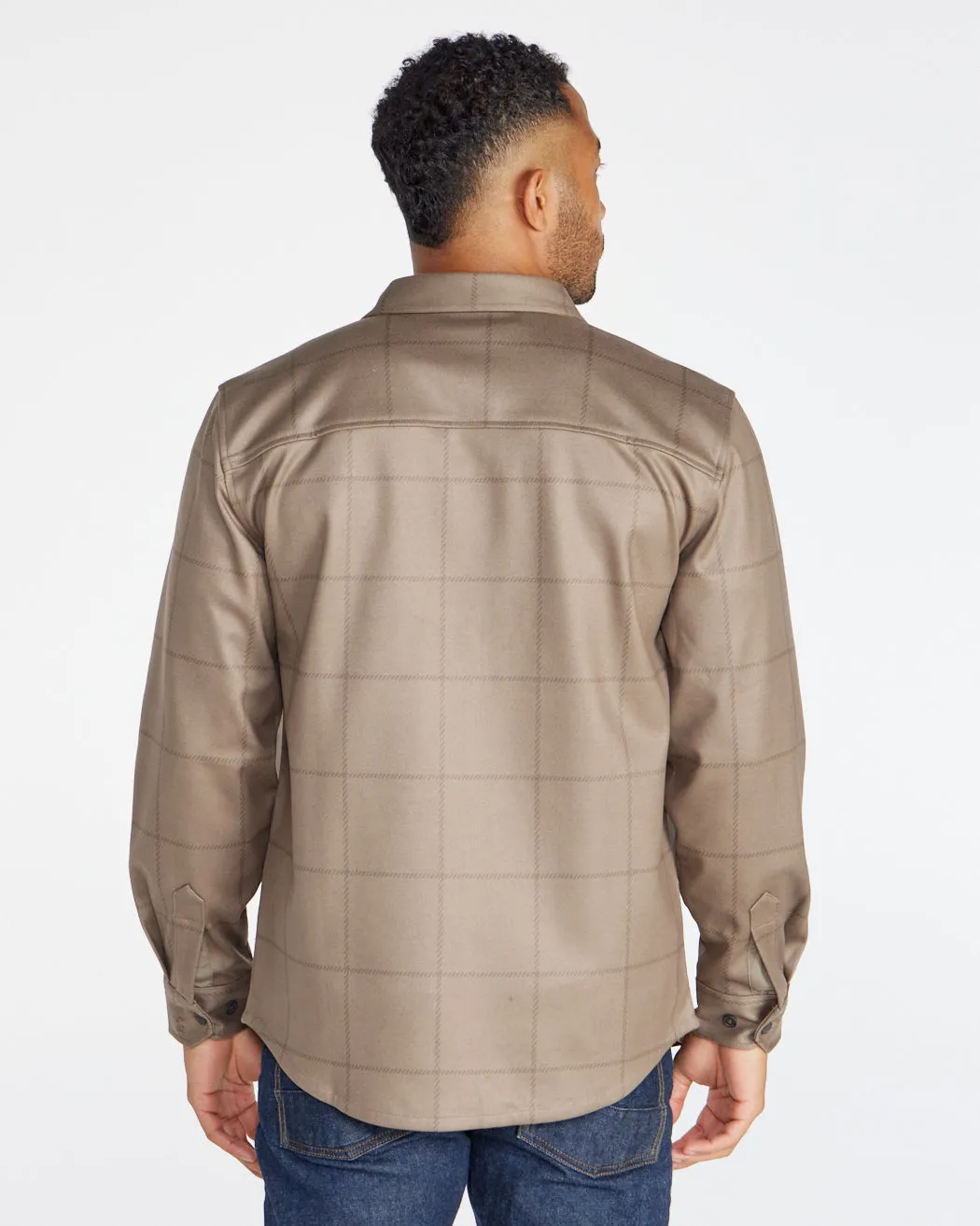 Plaid Coastal Overshirt <!-- Size XXXL -->