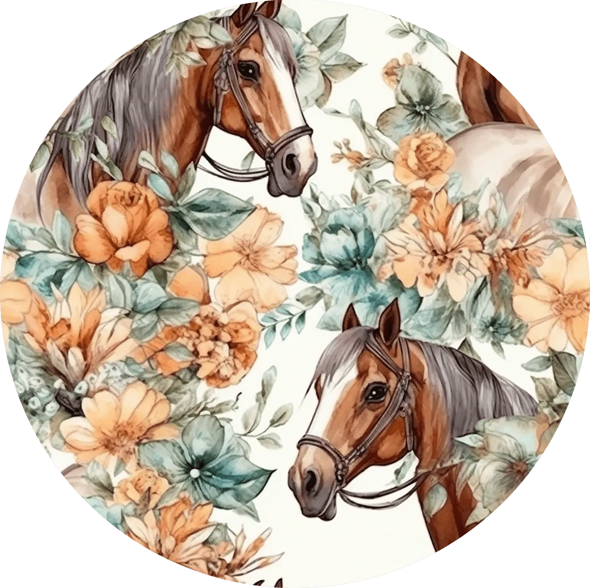 [Pre Order] Fabulous Fall Majestic Mare - Bamboo Zippy Romper (EST SHIP LATE OCT)