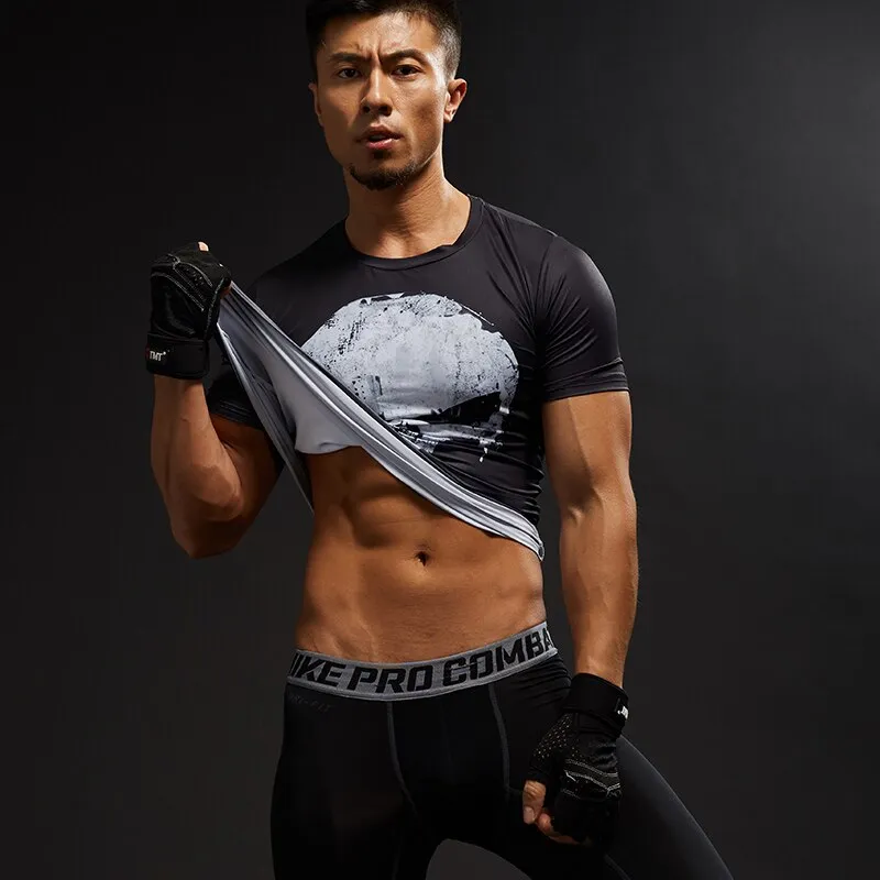 Punisher Compression Shirt for Men