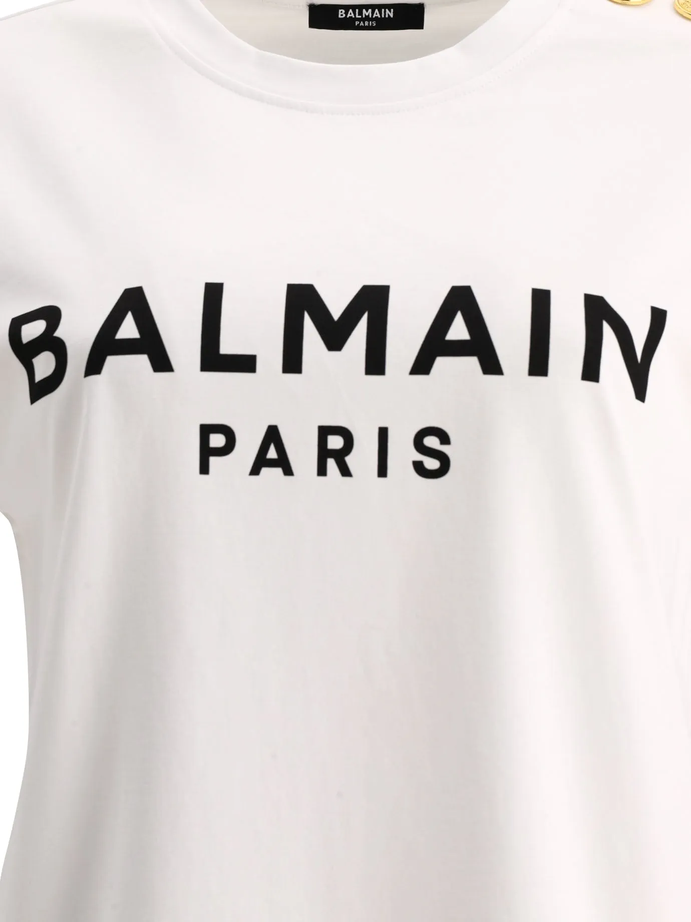 "BALMAIN" TANK TOP WITH BUTTONS