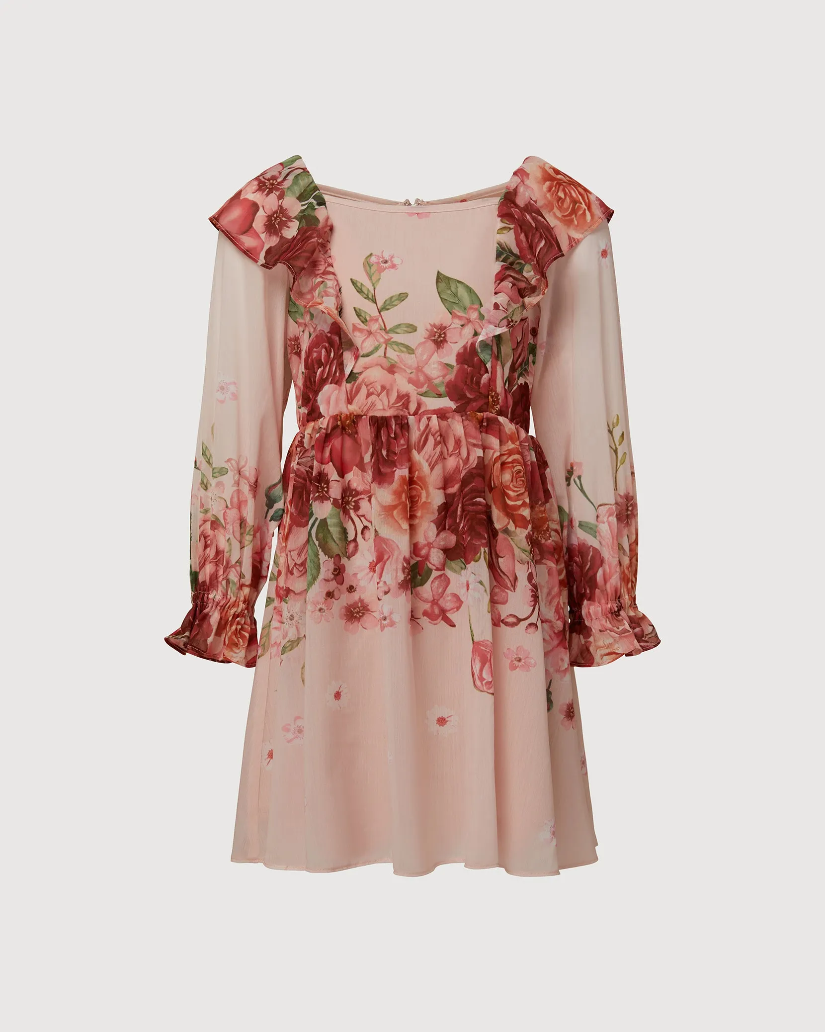 Ruffle Shoulder Sun Dress